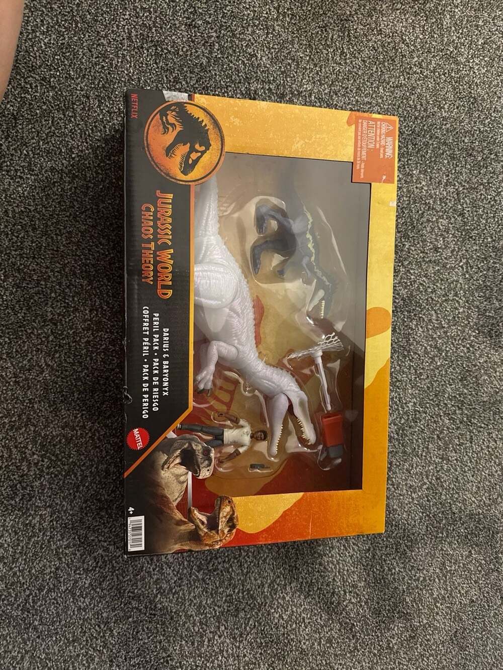 Mattel Jurassic World Chaos Theory Darius & Baryonyx Peril Pack Action Figure Se